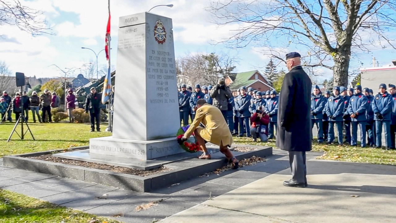 Près de 200 personnes rendent hommage aux militaires disparus à St-Georges