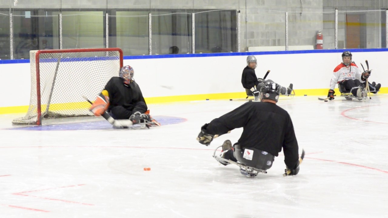 Initiation au hockey sur luge, un sport ouvert à tous qui abolit les handicaps