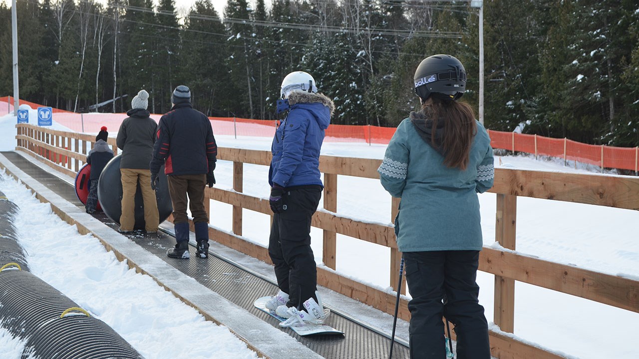Le centre de ski de Saint-Georges a maintenant son tapis roulant