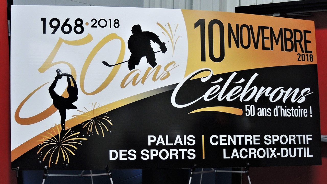 Pour la troisième activité célébrant le Centre sportif Lacroix-Dutil, une dernière murale sera dévoilée le 10 novembre 2018, soit exactement 50 ans après l’inauguration de l'aréna le 10 novembre 1968. Cette dernière mettra en vedette des événements tant culturels que politiques. Le dévoilement sera suivi d’un spectacle multimédia sur la glace Canam.