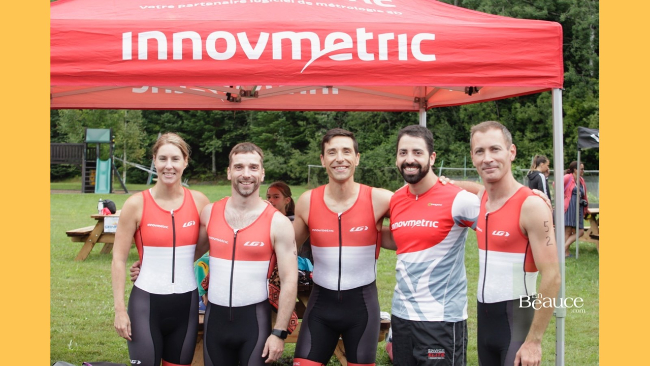 EN IMAGES : le triathlon du Lac-Poulin (partie nage)