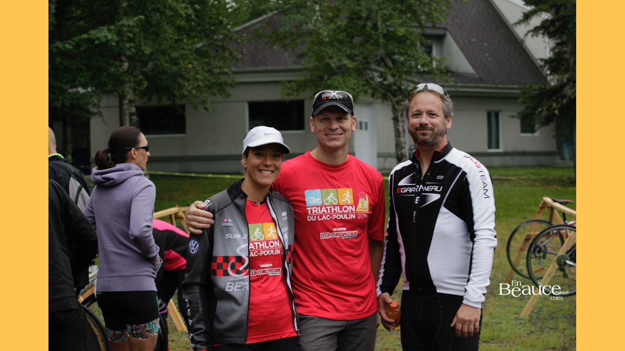 EN IMAGES : le triathlon du Lac-Poulin (partie nage)