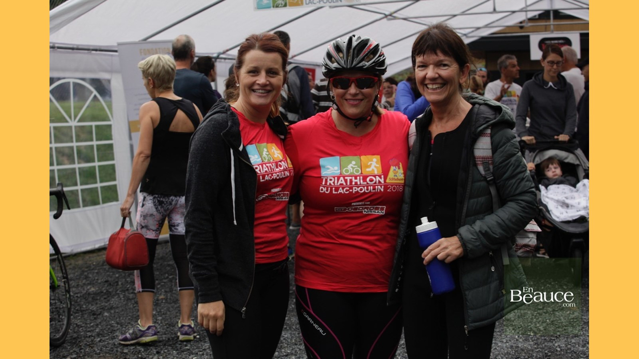 EN IMAGES : le triathlon du Lac-Poulin (partie nage)