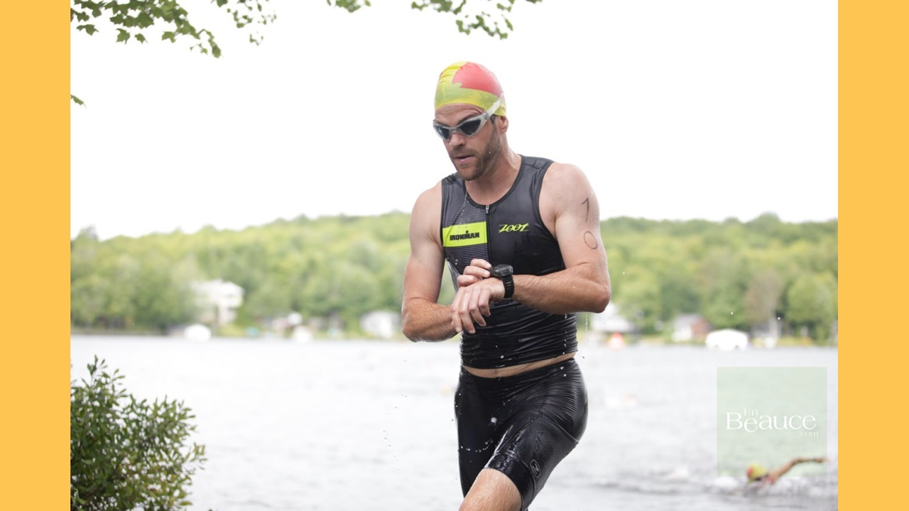 EN IMAGES : le triathlon du Lac-Poulin (partie nage)