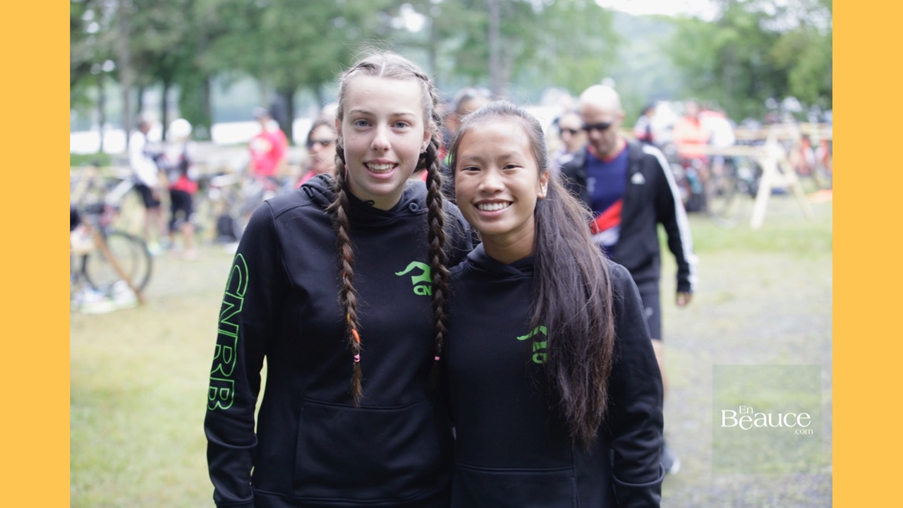 EN IMAGES : le triathlon du Lac-Poulin (partie nage)