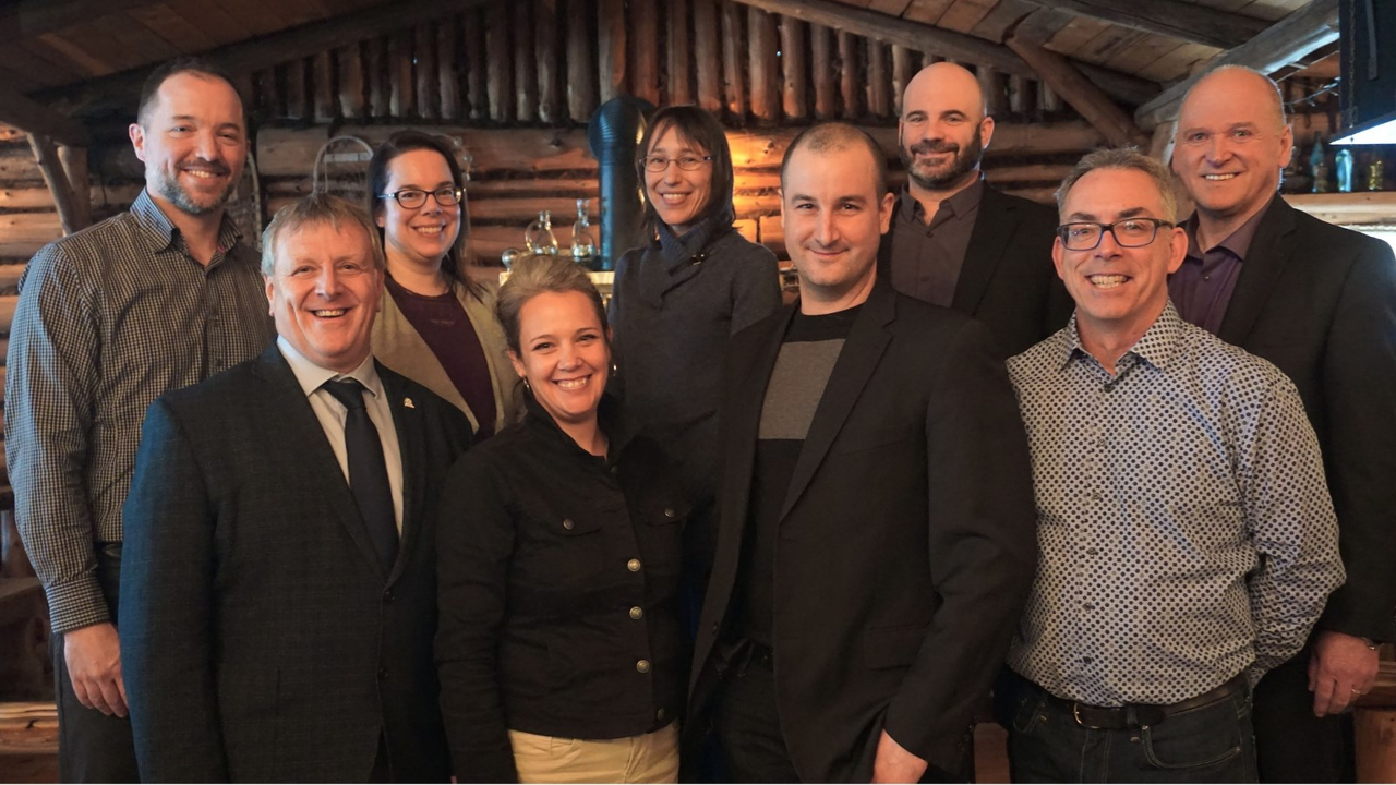 Les membres du comité technique du PDTAF. Absents de la photo : M. Jean-François Dion et Mme Colette Fecteau. 
