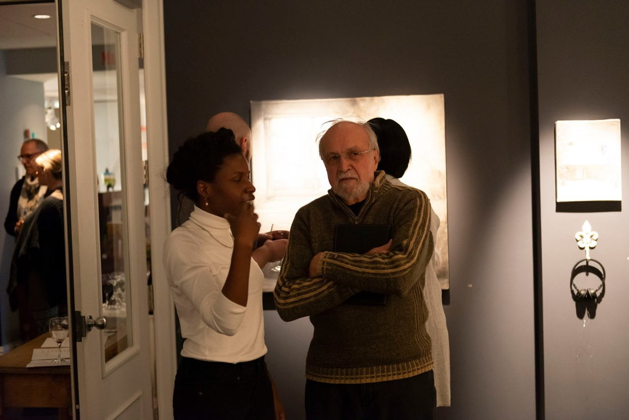 Vernissage de l'exposition « La Sapinière » de Valérie Gilbert