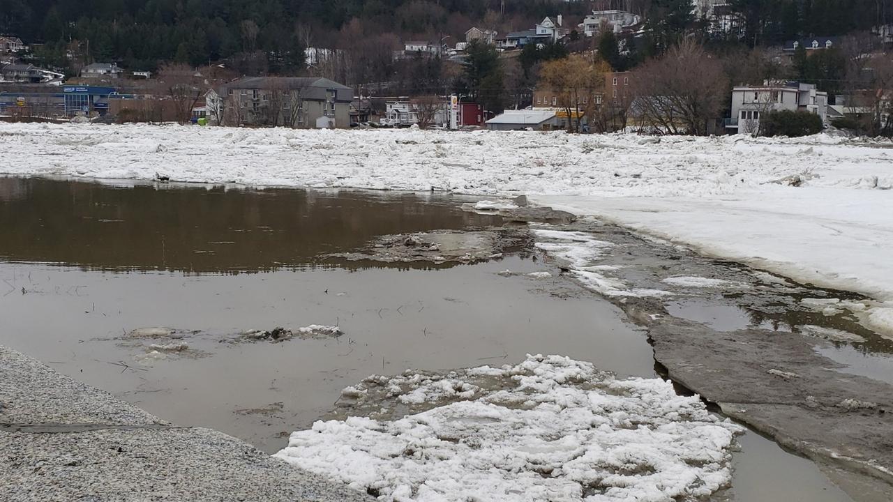 Inondations printanières : Beauceville et St-Joseph le niveau de la rivière en hausse