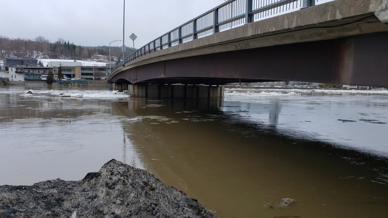 Inondations printanières : Beauceville et St-Joseph le niveau de la rivière en hausse