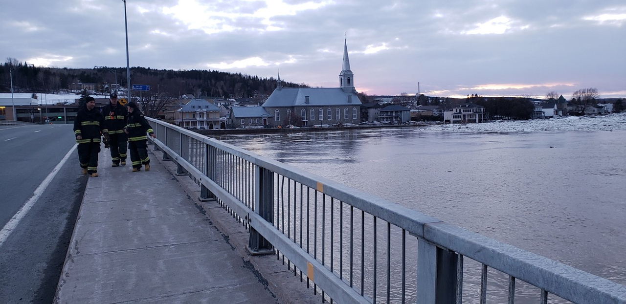 Inondation à Beauceville : images des rues à 19 h