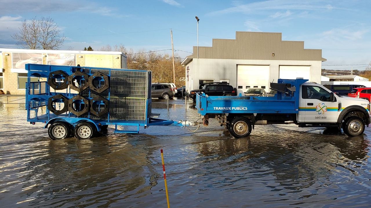 Inondations : une crue de 100 ans à Sainte-Marie