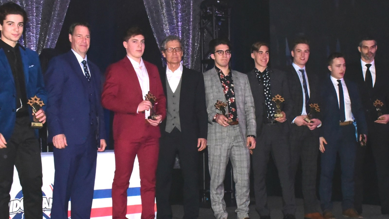 Première équipe d’étoiles :Olivier Boutin, Joshua Roy et Mathieu Turcotte
