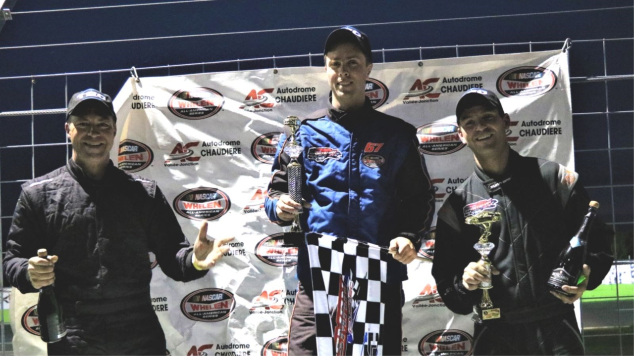 Trois pilotes beaucerons sur le podium à l'Autodrome Chaudière 