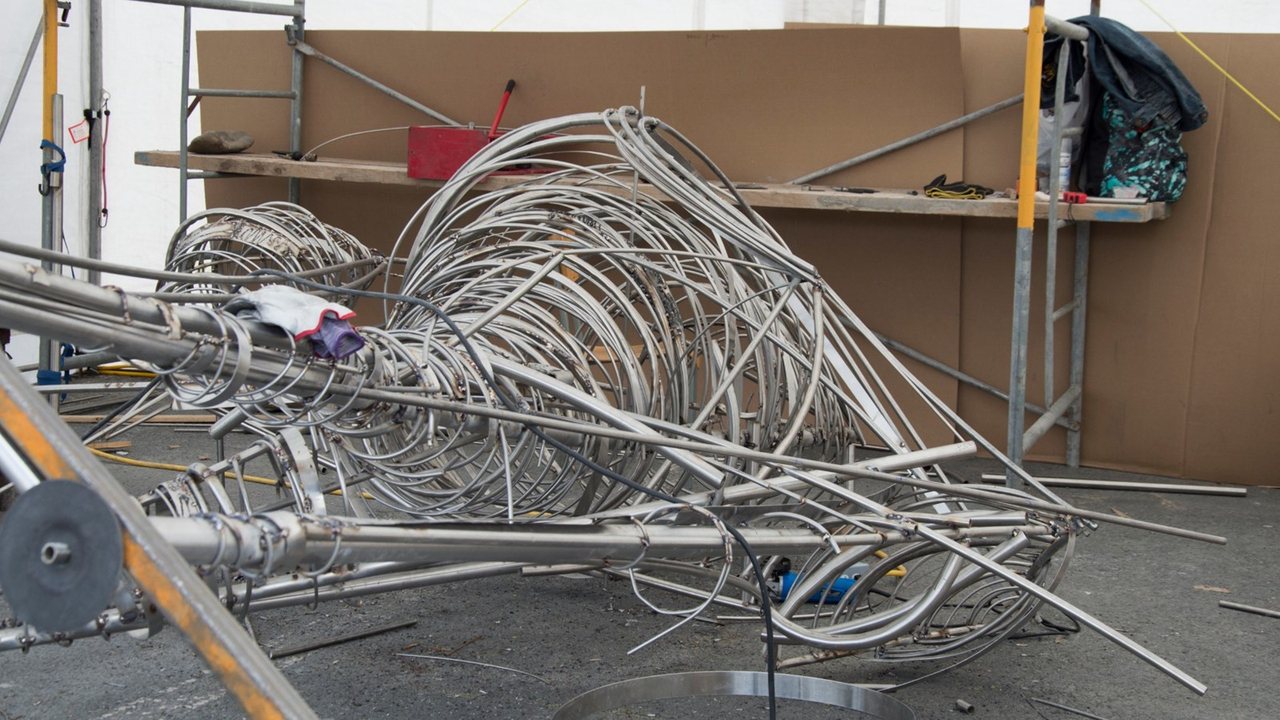 Symposium de sculpture : Antonina Fatkhullina a le vent dans les voiles