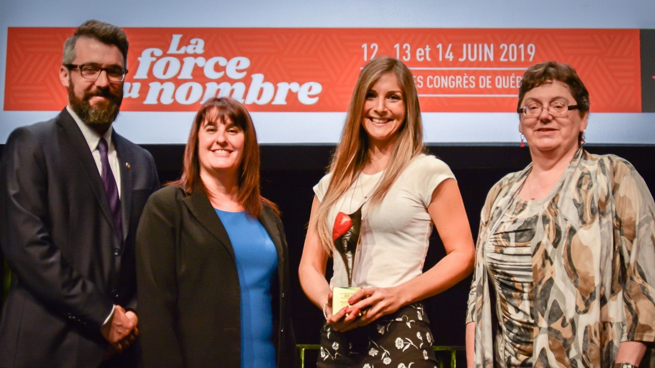 Marc-Antoine Ruest , Sofie Antaya , Maryanne Bélanger, et Lynda Gaudet 