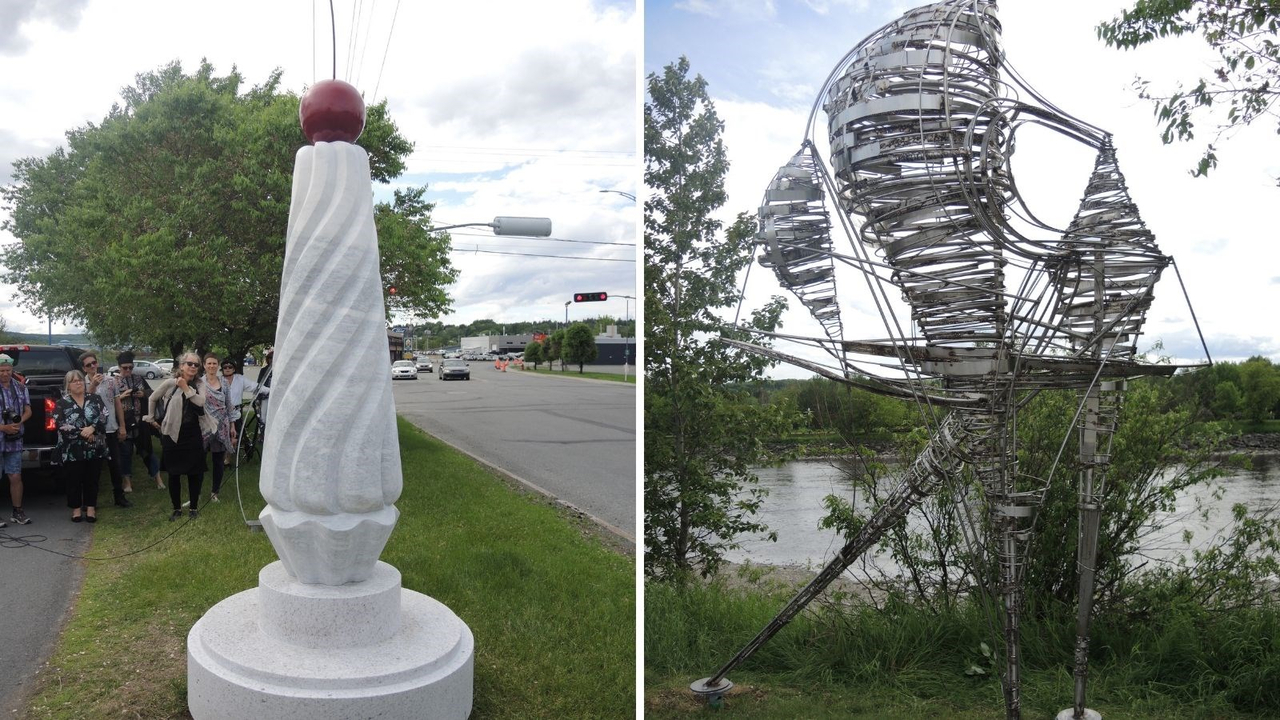 10 nouvelles sculptures peuplent les berges de la Chaudière