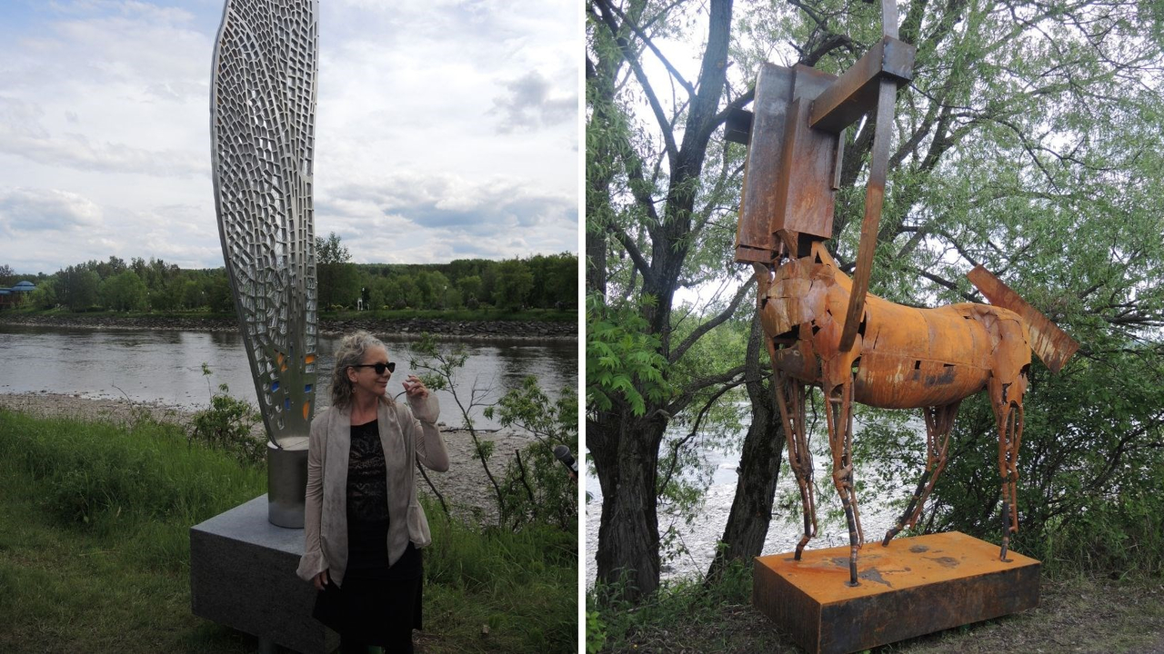 10 nouvelles sculptures peuplent les berges de la Chaudière