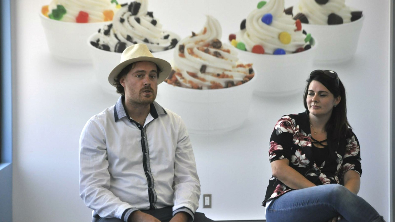Samuel Pépin et sa conjointe, Valérie Bilodeau.