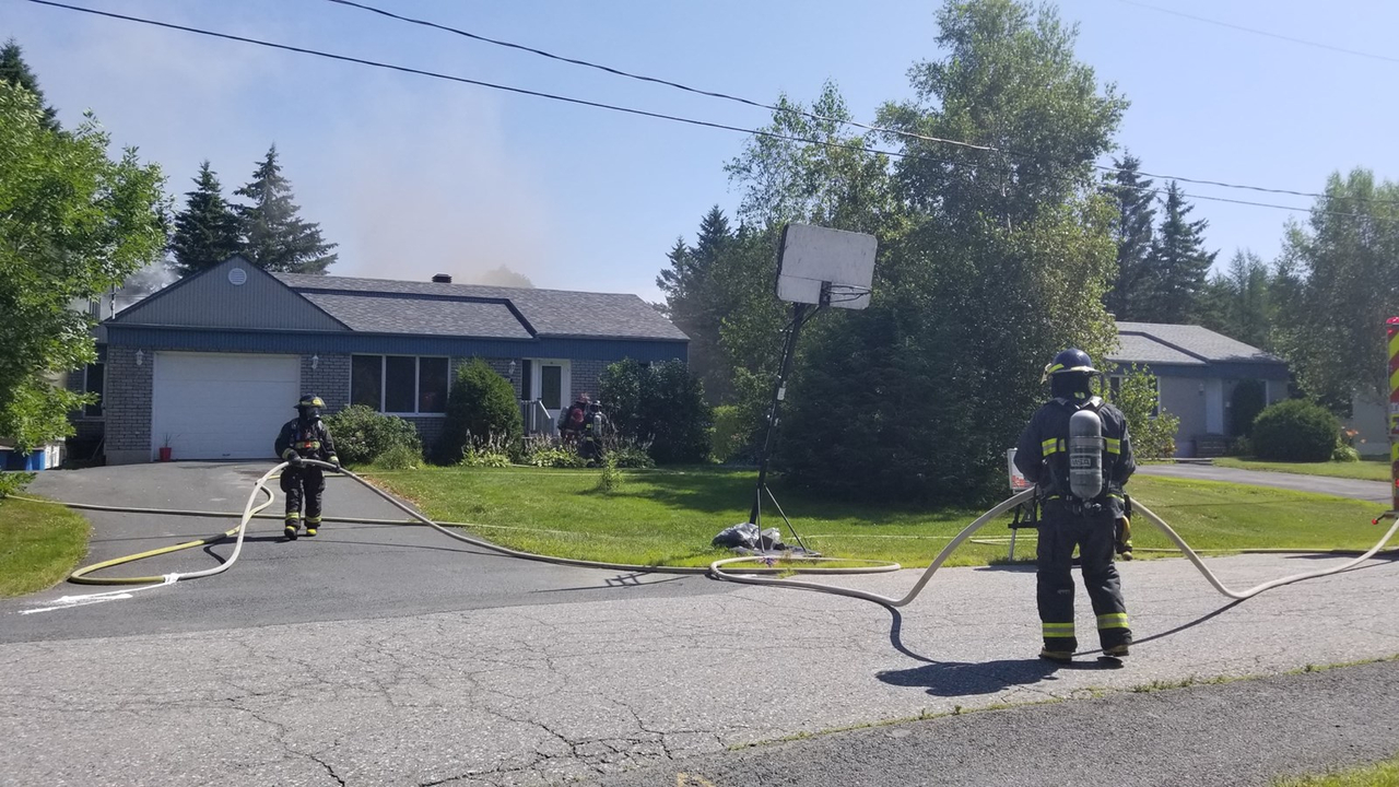 Un incendie dans une résidence de la 10e avenue à Saint-Georges