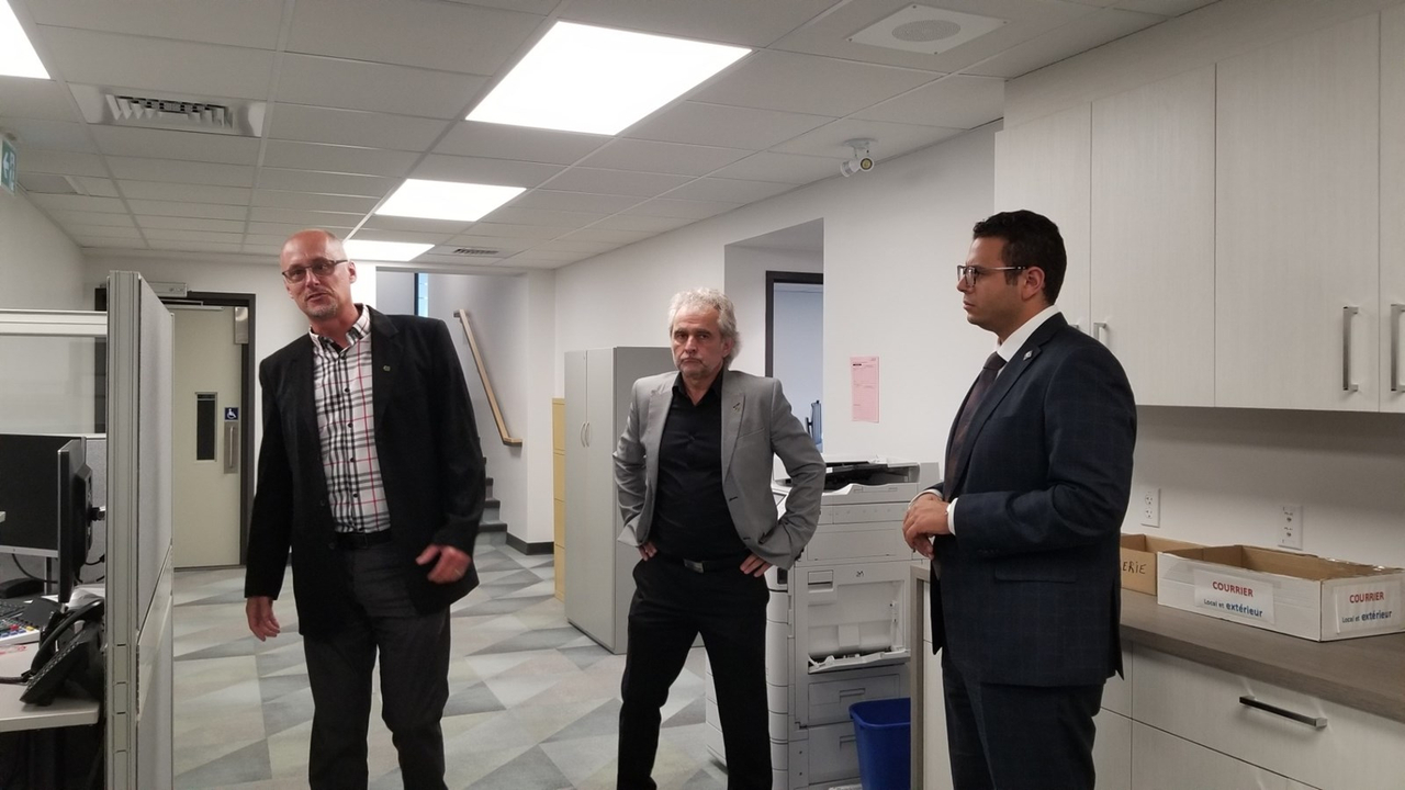 Visite des nouveaux bureaux