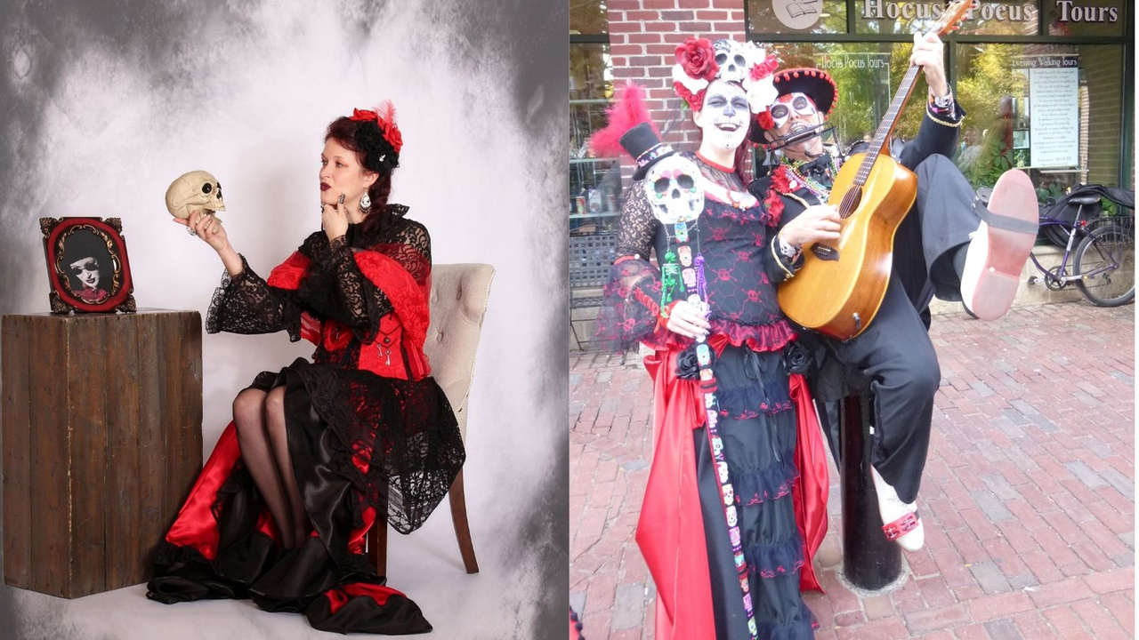 Créations gothique / à Salem en 2015 lors de la fête d'Halloween