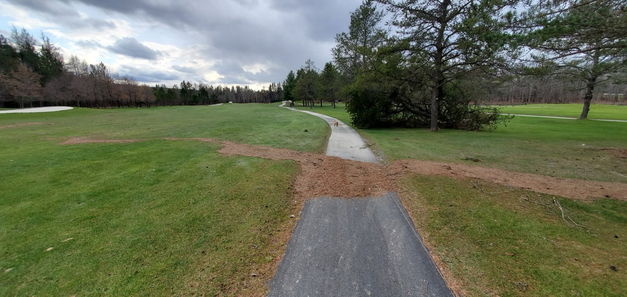 Photo-reportage : les dégâts au Club de golf Saint-Georges