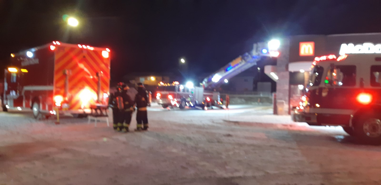 Les pompiers appelés au tout nouveau McDo de Saint-Georges!