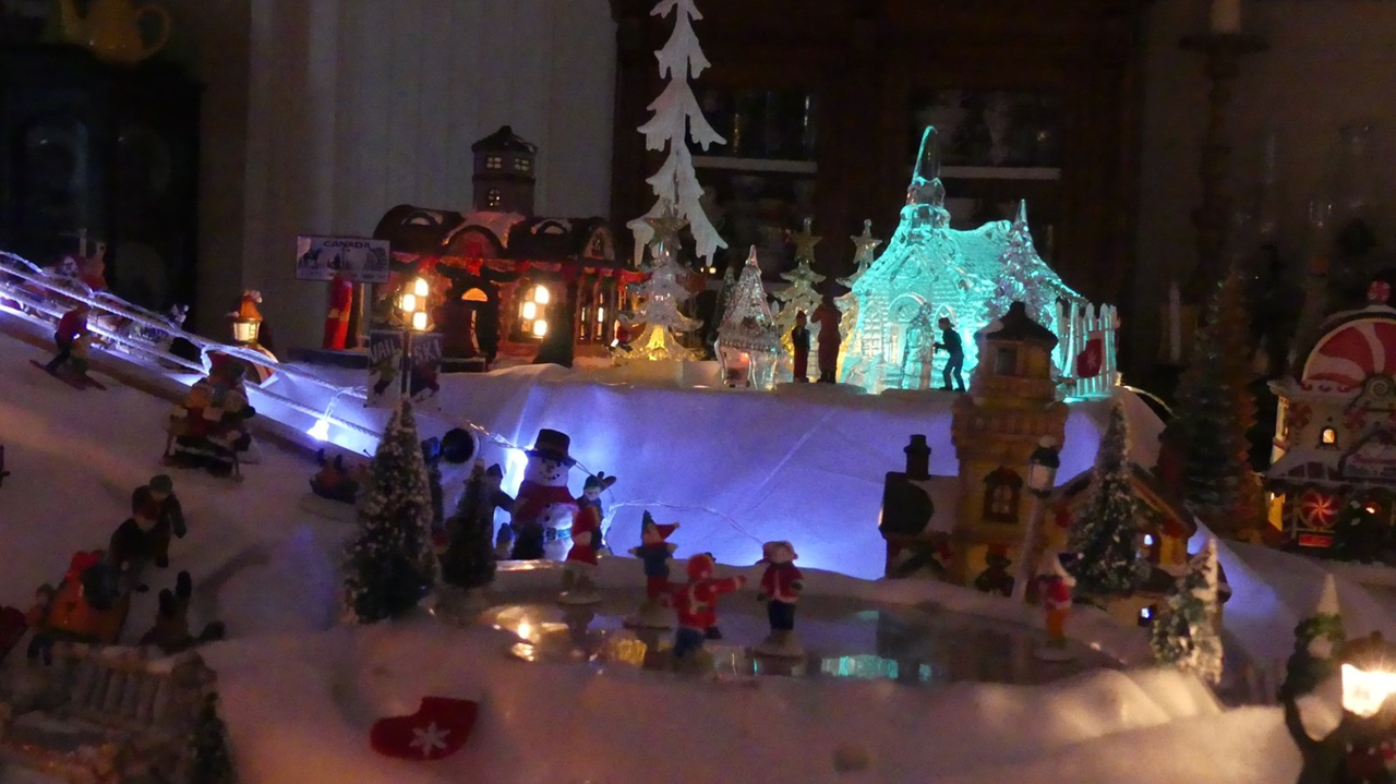 La féérie de Noël se passe en plein milieu du salon de Rachel et Philippe