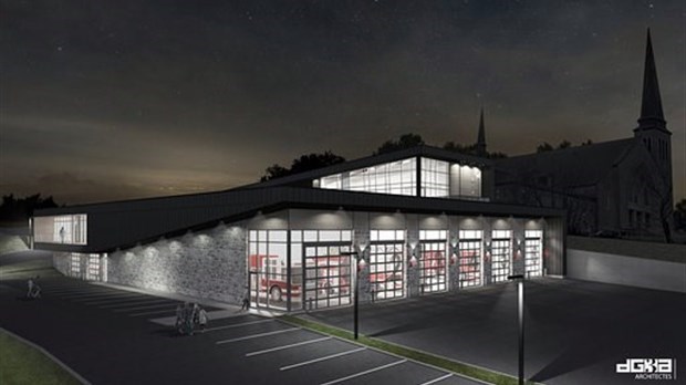 Plan de la future caserne de Saint-Georges
