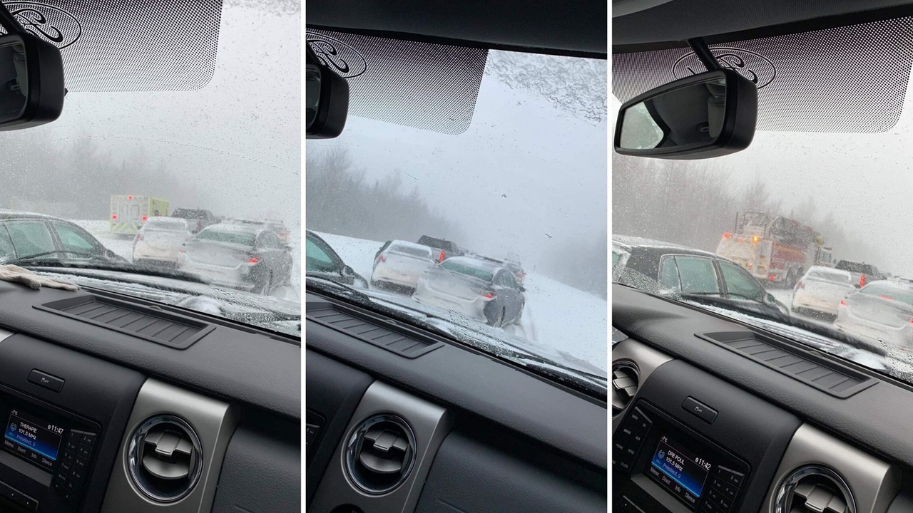 Un carambolage sur l'autoroute 73