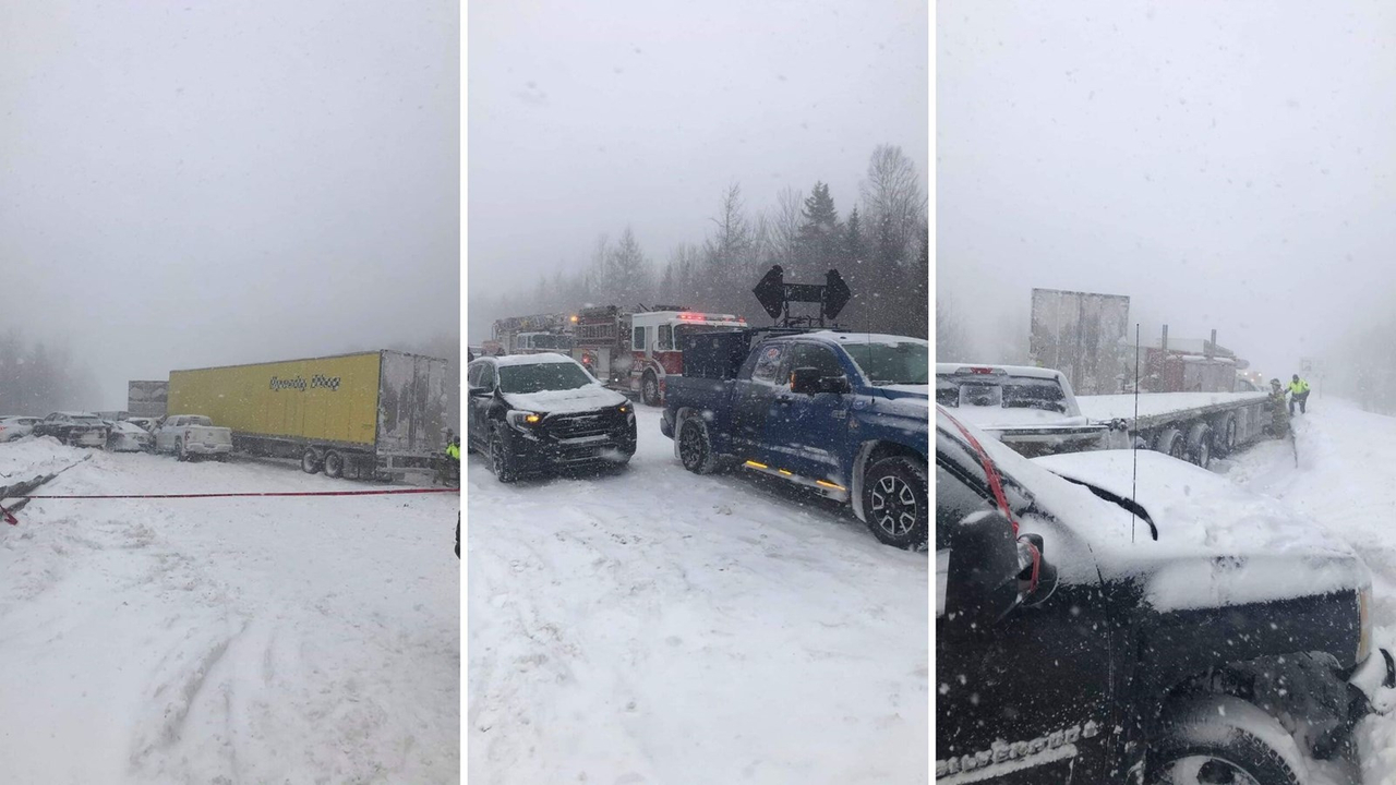 Un carambolage sur l'autoroute 73