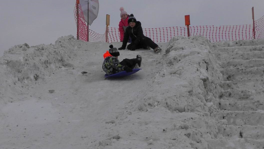 Normand DeLessard présente la glissade géante de Saint-Victor à l'hiver 2020