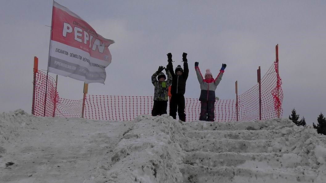 Normand DeLessard présente la glissade géante de Saint-Victor à l'hiver 2020