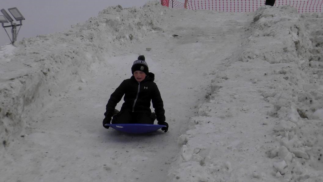 Normand DeLessard présente la glissade géante de Saint-Victor à l'hiver 2020