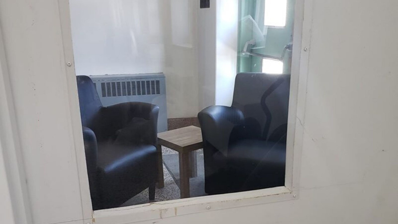 Le parloir à la résidence Aube Nouvelle à Saint-Victor 