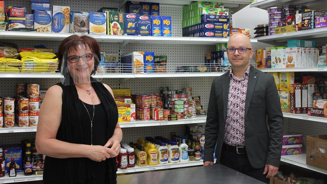 Nicole Jacques (Moisson Beauce) et Dominic Loubier (SEC-CSQ).