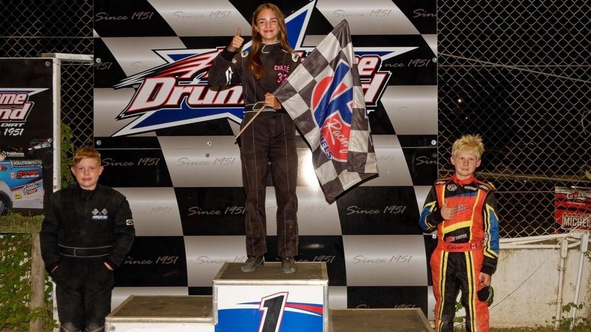 Chloé Grondin remporte la course Slingshot Junior de Drummondville