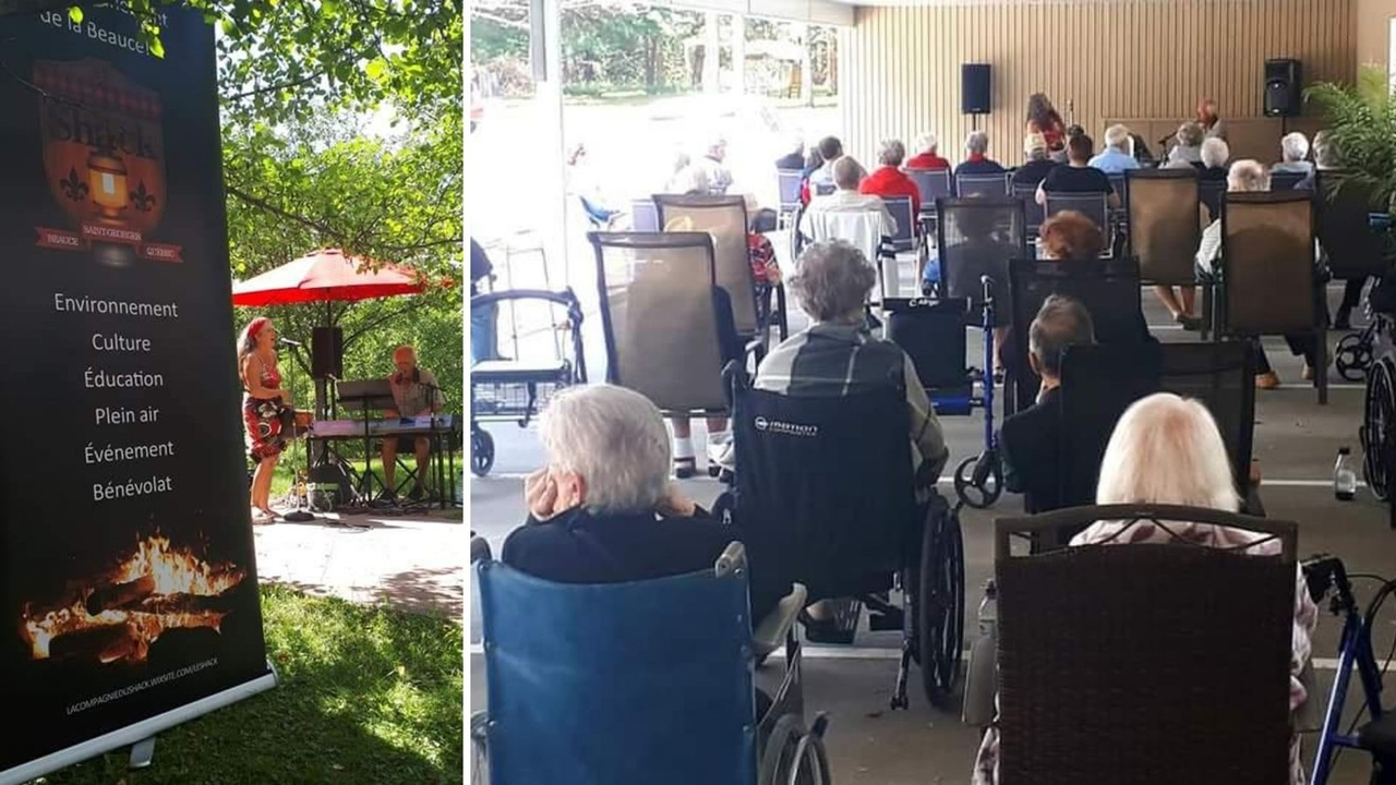 Cet été, le piano urbain est allé voir les aînés