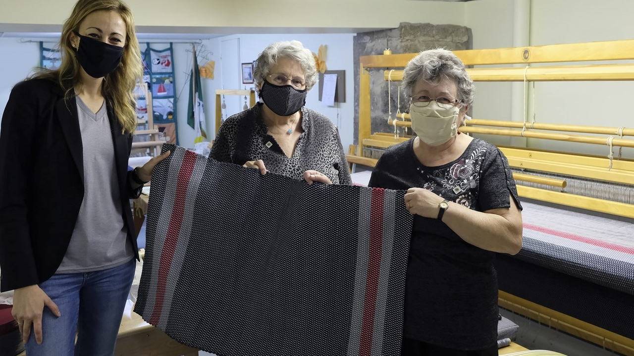 Julia Gagnon, Georgette Beaudoin et Ginette Vallée