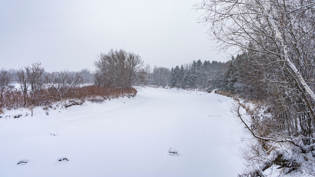 Saint-Georges à nouveau sous la neige