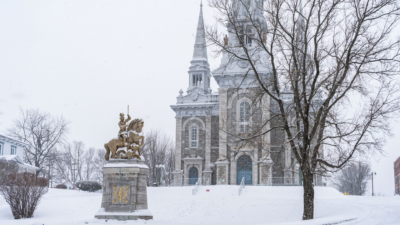 Saint-Georges à nouveau sous la neige