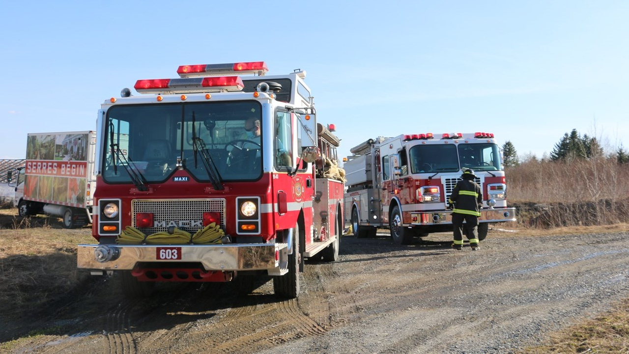 Incendie aux Serres Bégin : deux serres complètement détruites