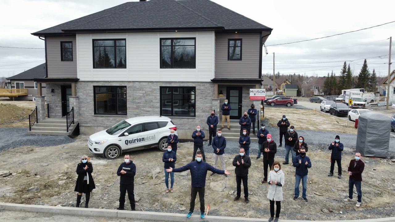 Un groupe de Quirion Métal remporte le tirage de la Maison Moisson Beauce