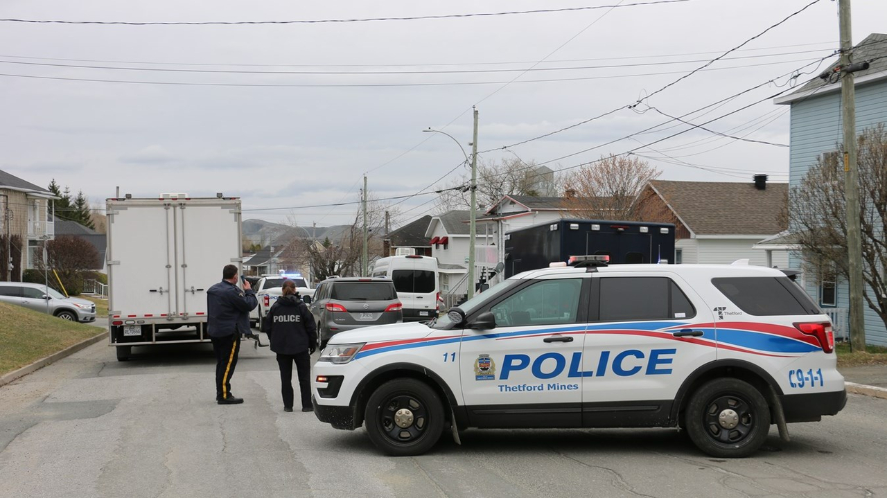 Perquisition d'un potentiel laboratoire clandestin de drogue à Thetford Mines