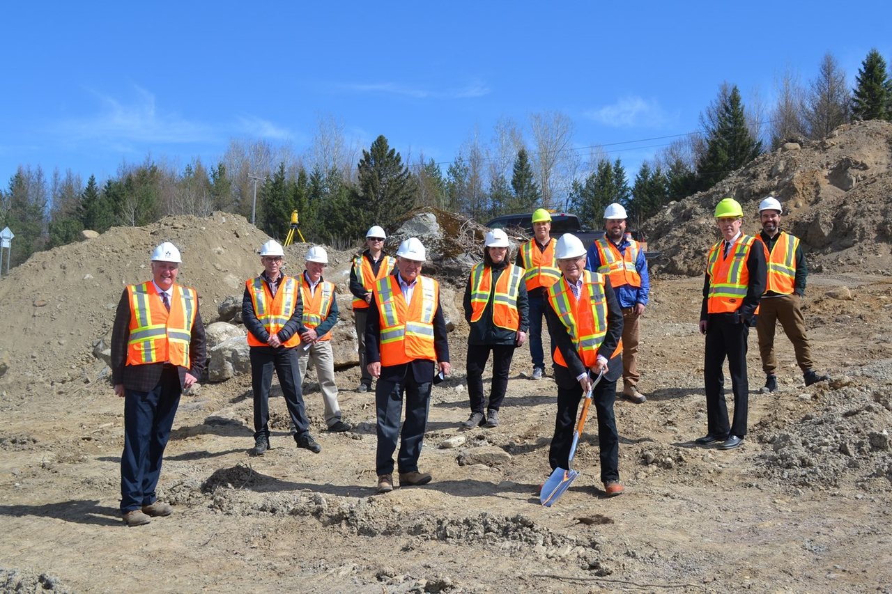 Début des travaux de construction du centre multifonctionnel de Saint-Joseph-de-Beauce