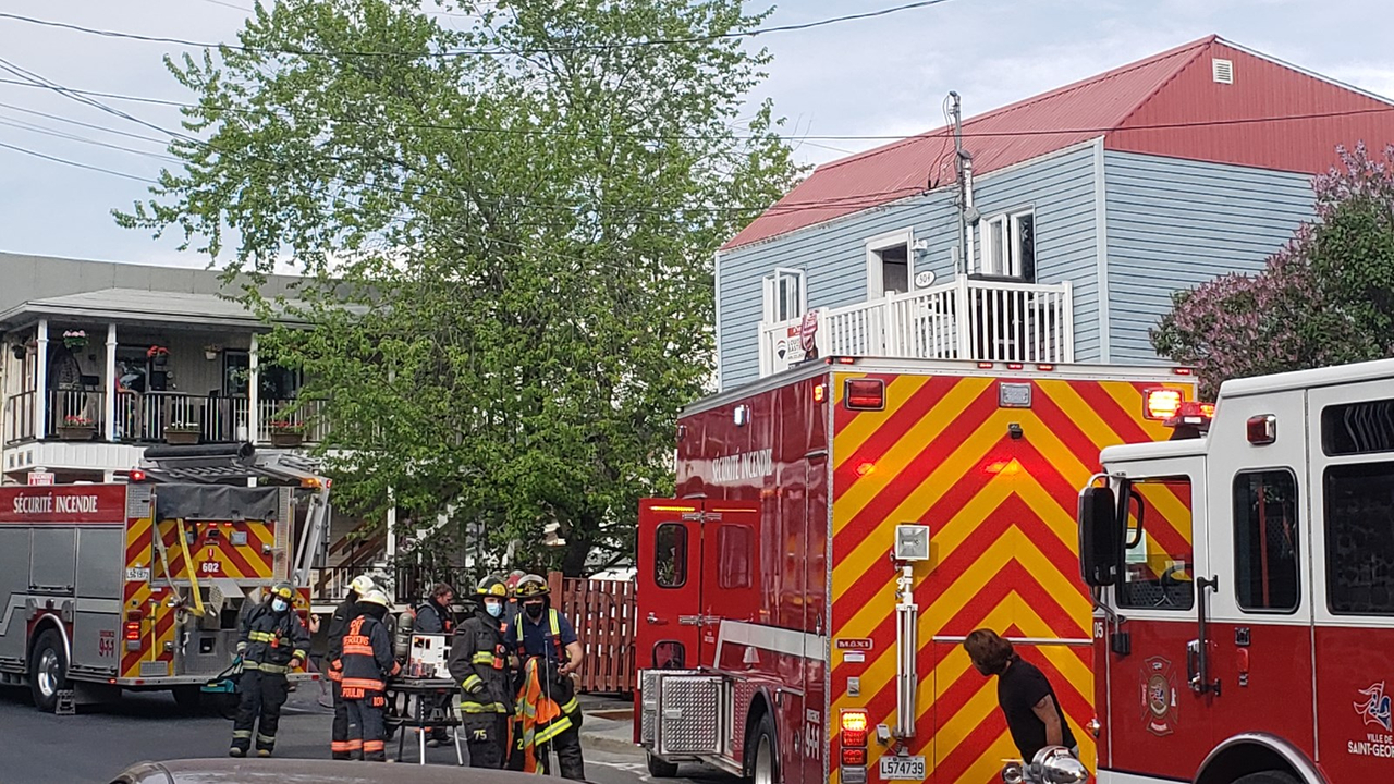 Feu de cuisinière dans une résidence