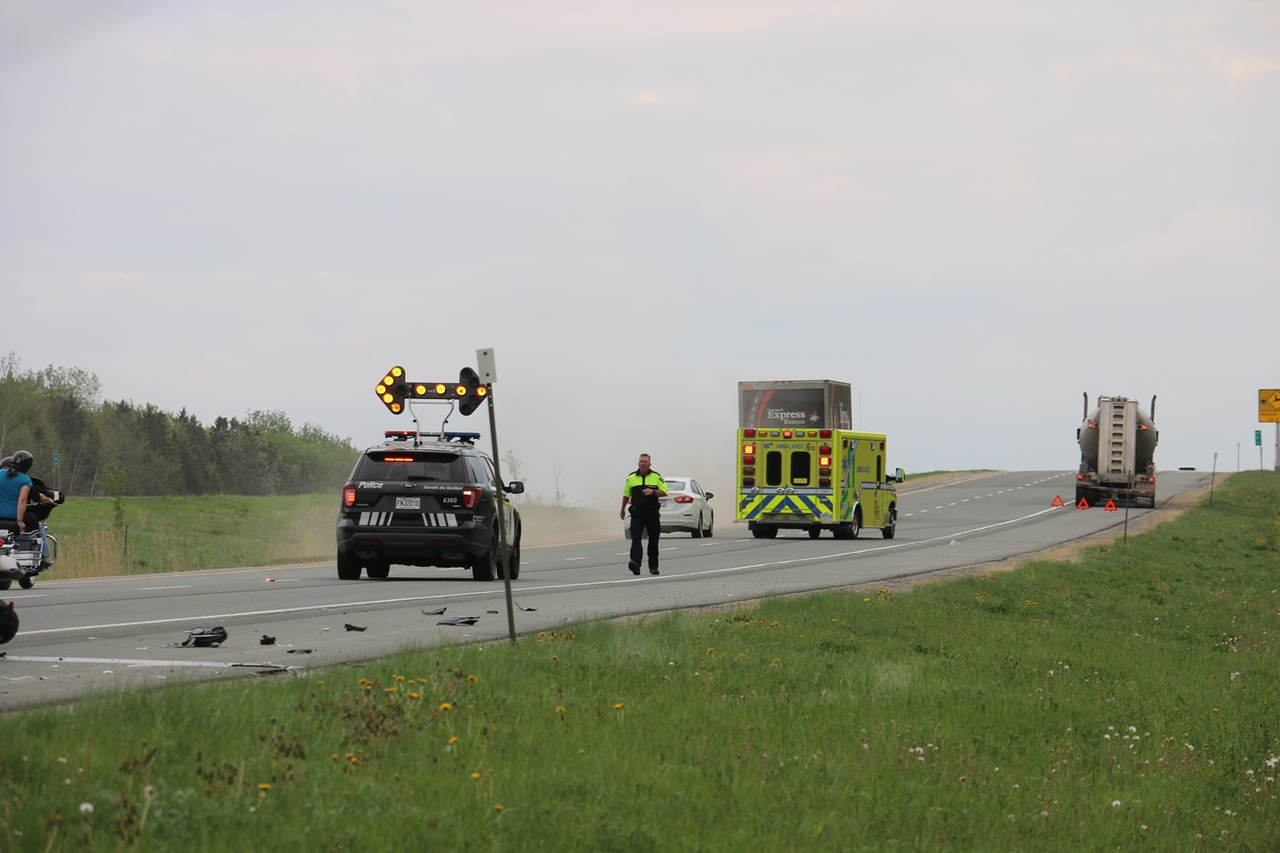 Deux personnes gravement blessées dans un accident de moto