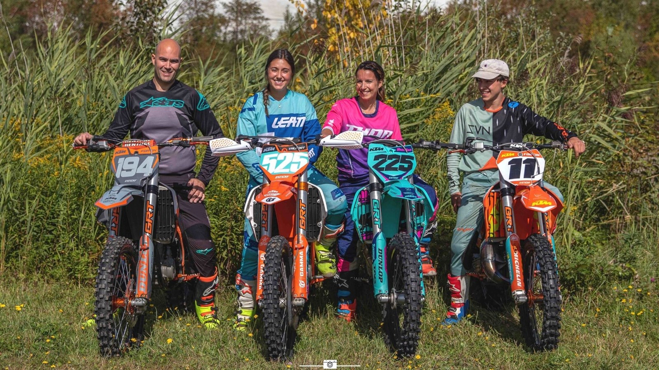 Maxime Fortin avec sa femme et ses enfants