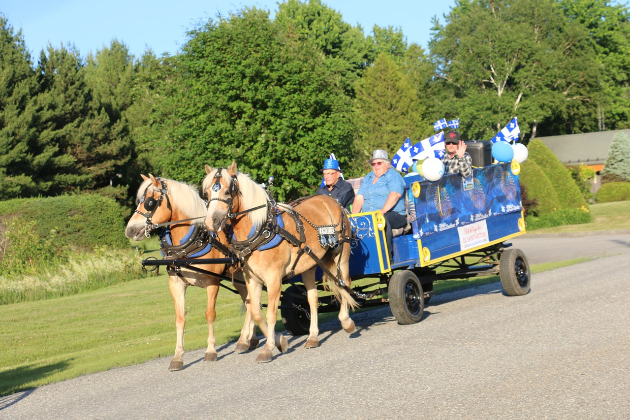 Défilé à Saint-Victor pour la Fête nationale du Québec