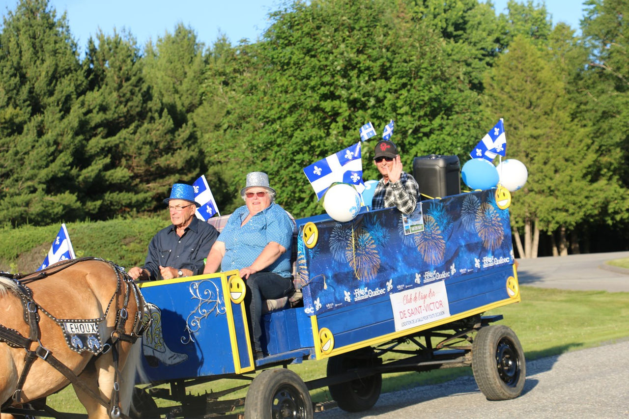 Défilé à Saint-Victor pour la Fête nationale du Québec